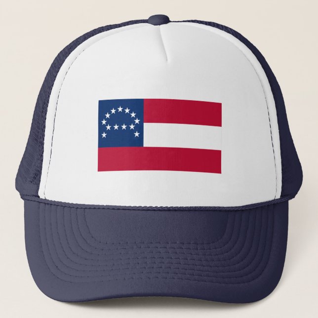 Boné Robert E. Lee Sede Flag Hat CSA (Frente)