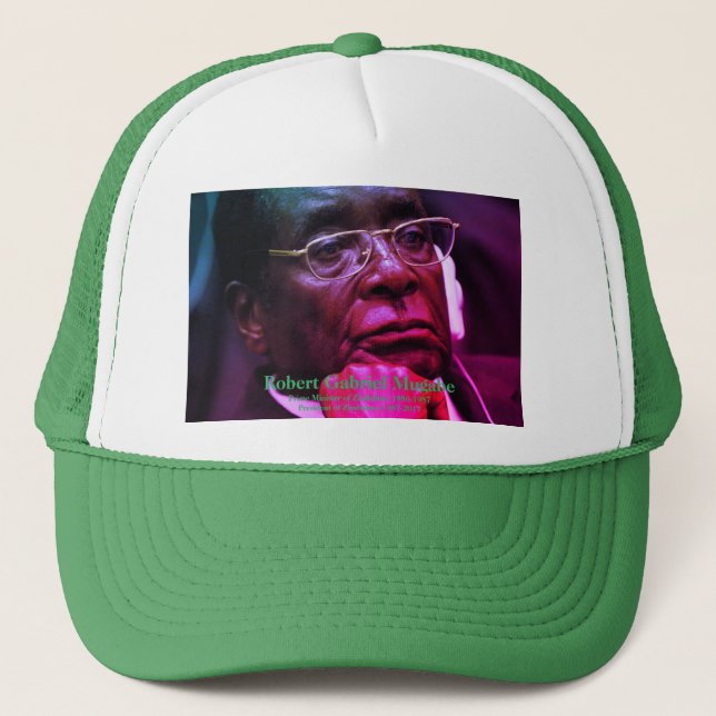 Boné Robert G. Mugabe, Presidente do Zimbabué (Frente)