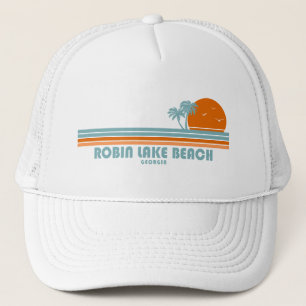 Boné Robin Lake Beach Georgia Sun Palm Trees