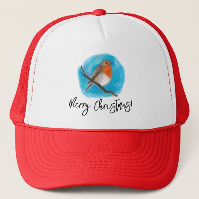 Boné Robin Pássaro, Feliz Natal (Frente)