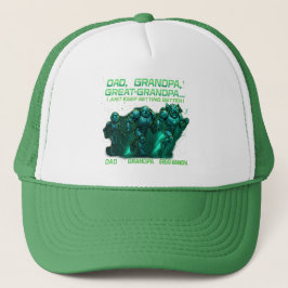 Boné Robot Family Evolution: Pai a Excelente-Avô