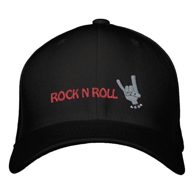 Boné ROCK N ROLL Embroiderada Hat (Frente)