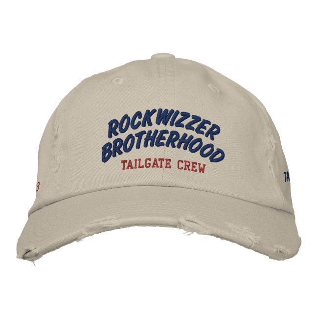 Boné ROCKWIZZER BROTHERHOOD Tailgate Creme 1 (Frente)
