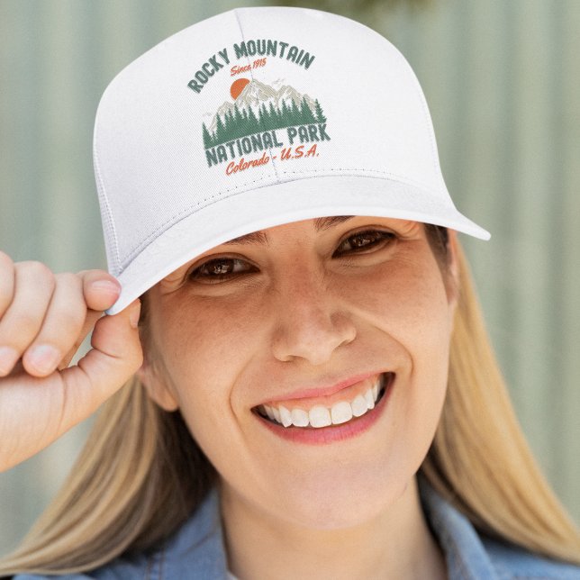 Boné Rocky Mountain National Park Forest Landscape (Criador carregado)