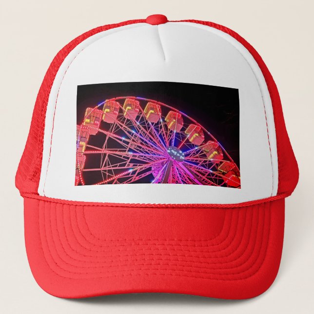 Boné Roda Ferris vermelha (Frente)