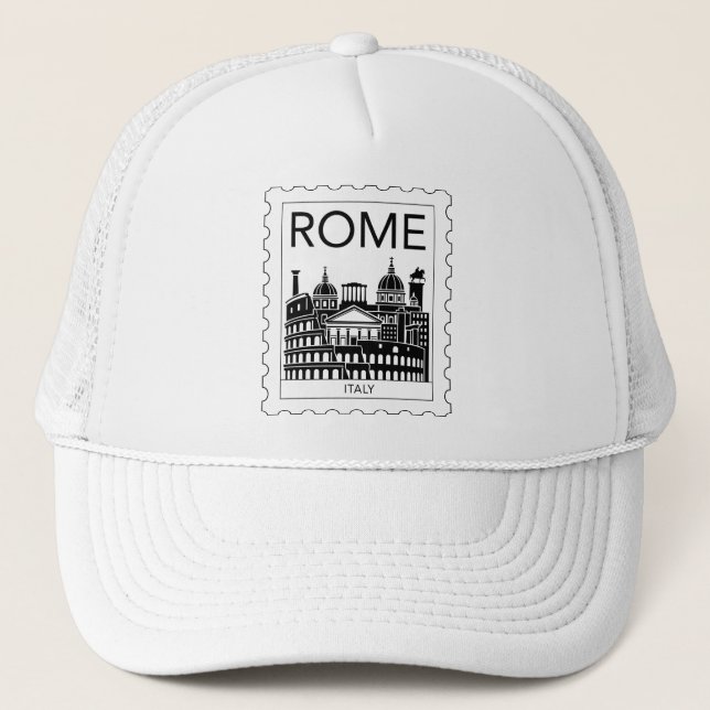 Boné Roma Souvenir Itália Cartaz (Frente)