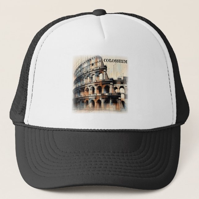 Boné Roman Colosseum Itália Europa (Frente)