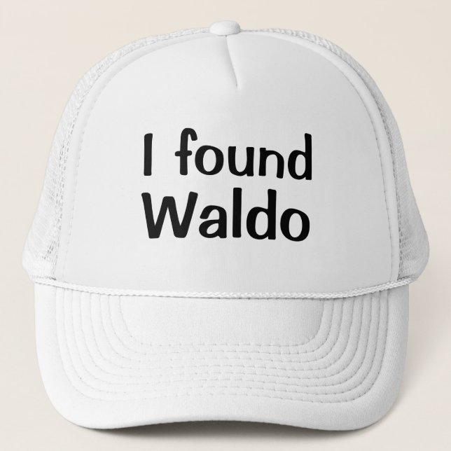Boné Romance de Novidade Divertida Eu ENCONTREI WALDO (Frente)