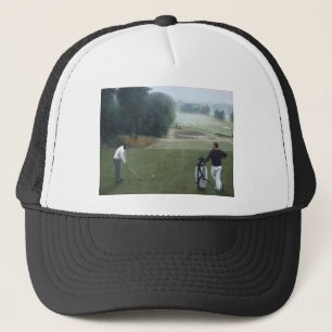 Boné Ron McGill Golfing Oil Painting 1