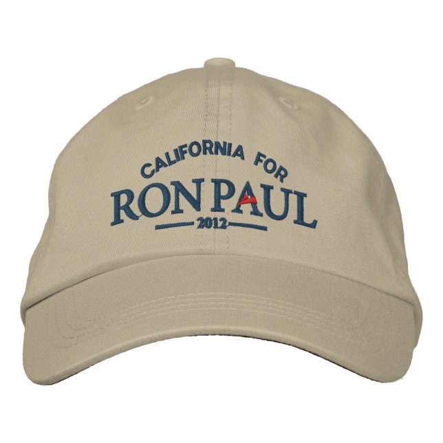 Boné Ron Paul - Chapéu Personalizável Bordado (Frente)