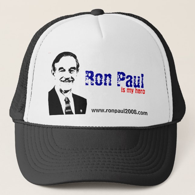 Boné Ron Paul é meu herói (Frente)