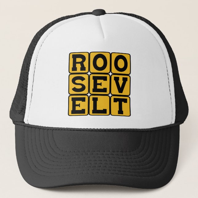 Boné Roosevelt, Franklin ou Theodore (Frente)