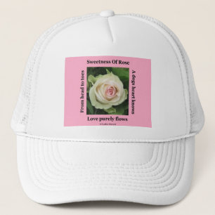 Boné Rosa De Poema De Hábito A Rosa Por Ladee Basset