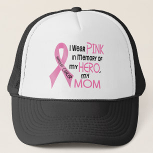 Boné ROSA do cancro da mama na MEMÓRIA de MINHA MAMÃ 