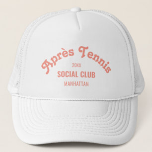 Boné Rosa Retro Après Tênis Social Club Personalizado B