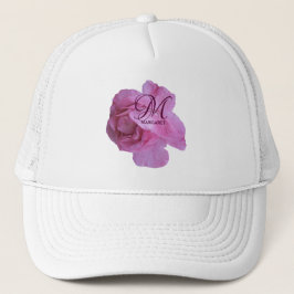 Boné Rosa rosa personalizável Tendência de nome Margare
