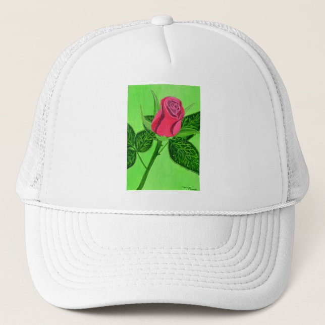 Boné Rosa vermelha (Frente)
