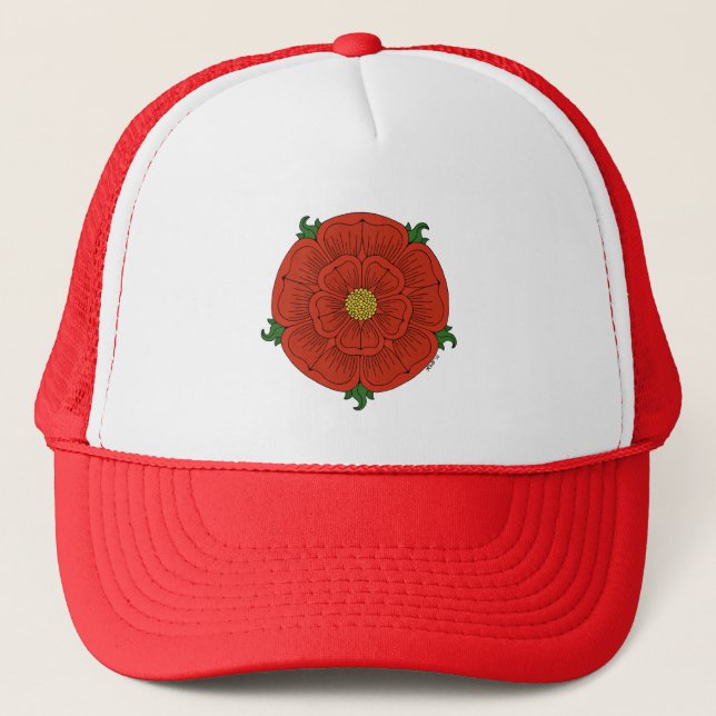 Boné Rosa vermelha de Lancaster (Frente)
