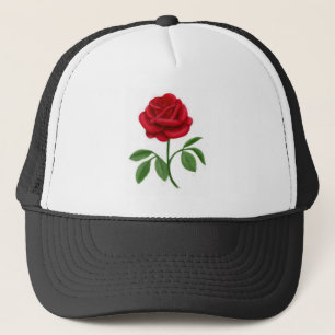 Boné Rosa vermelha do rubi