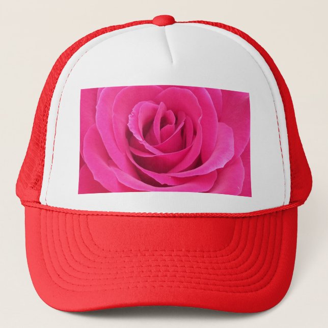 Boné Rosa vermelha real (Frente)