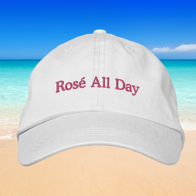 Boné Rosé All Day / Preppy Wine Baseball Cap (Criador carregado)