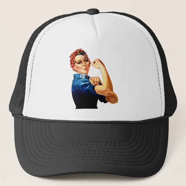 Boné Rosie, o ribeiro, podemos fazer isso! Trucker Hat (Frente)