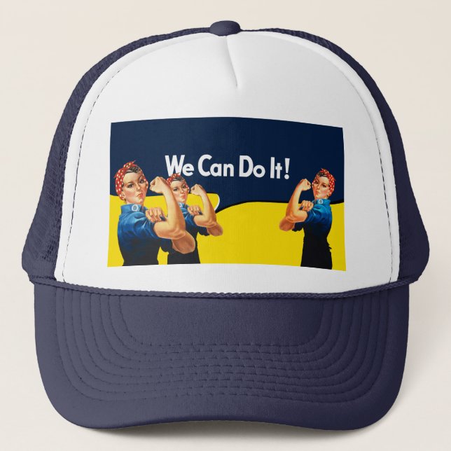 Boné Rosie The Riveter Retro Style (Frente)