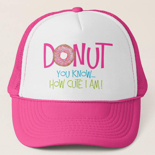 Boné Rosquinha você sabe bonito eu sou (Frente)