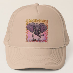 Boné Rosto de Elefante Violeta