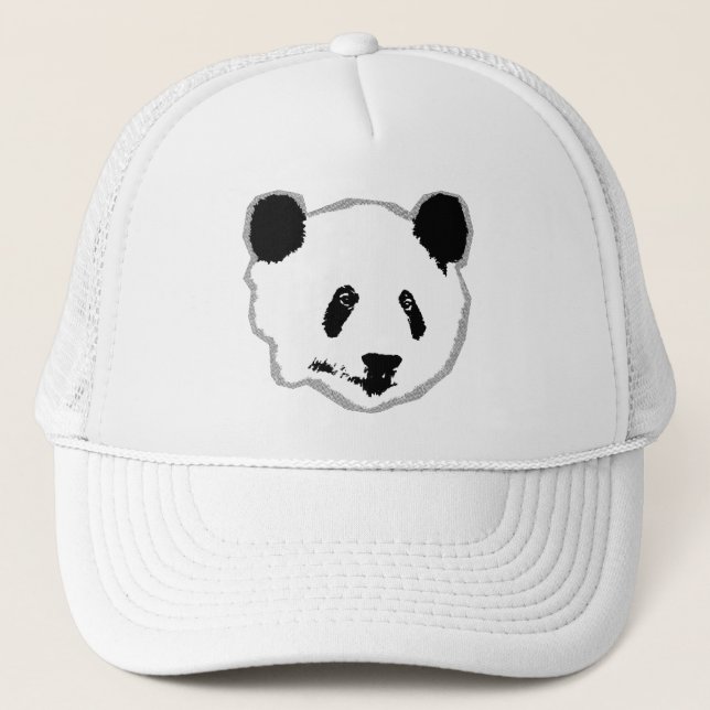 Boné Rosto de Urso Panda Gigante (Frente)