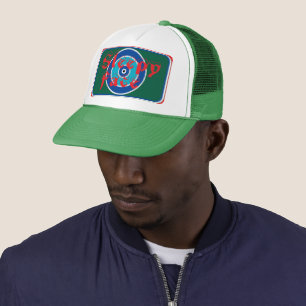 Boné Rosto Sonolento: Verde - Sol Brim - Chapéu De Cami