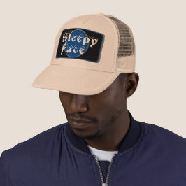 Boné Rosto Sonolento: Verde - Sol Brim - Chapéu De Cami