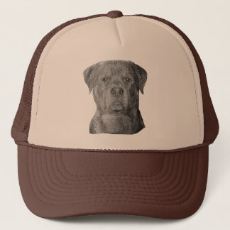 Boné Rottweiler - imagem estilizado - adicione seu