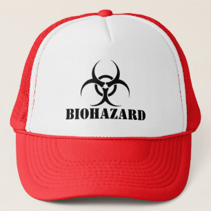 Boné Rótulo de Aviso do BIOHAZARD Vestido do Dia das Br