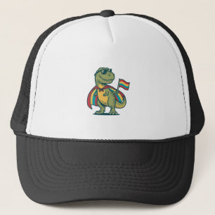 Boné Roupa de Dinossauro Orgulho Fofo em Vetor Design_1