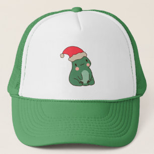 Boné Roupa de Natal de Sapo Kawaii para Festa