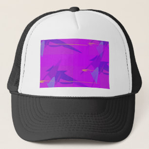 Boné Roxo abstrato