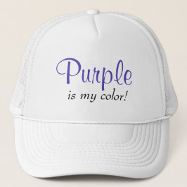 Boné Roxo é Minha Cor Menina