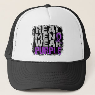 Boné Roxo real do desgaste de homens da malformação d