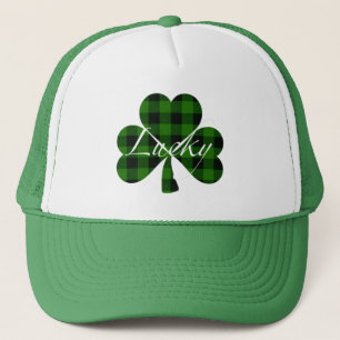 Boné Ruas Sortudas, o Shamrocks da Patty xadrez verde