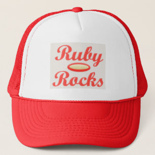 Boné Ruby Rocks design red e mellow creme
