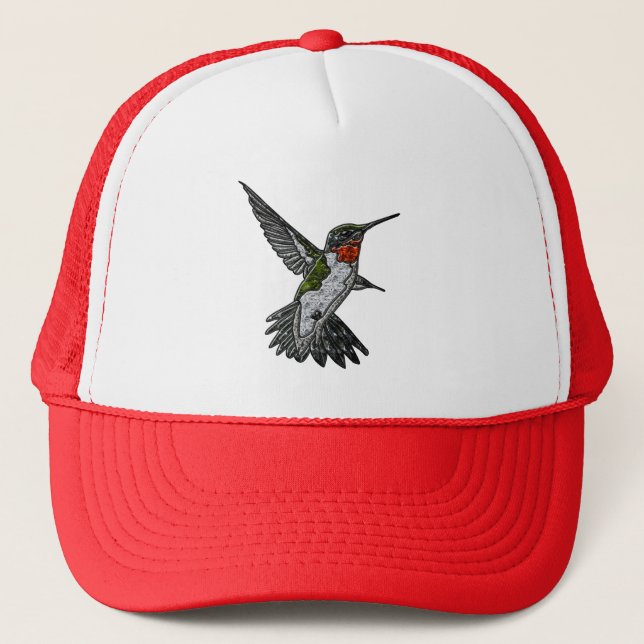 Boné Ruby Throated Hummingbird (Frente)