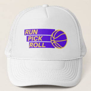 Boné Run Pick Roll Pur Basball Court Hoopers Coaches