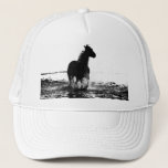 Boné Running Horse Elegant Modern Pop Art Template<br><div class="desc">Running Horse Elegant Modern Pop Art Template Trucker Hat.</div>