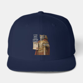 Boné Russian Blue Caesar Cat