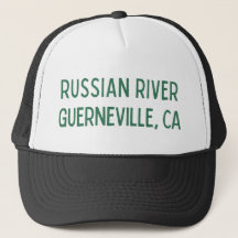 RUssian River, Guerneville, chapéu de caminhoneiro