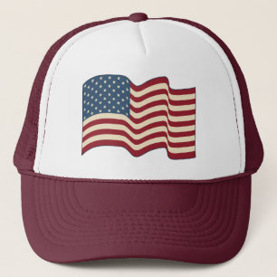 Boné Rustic American Flag Hat