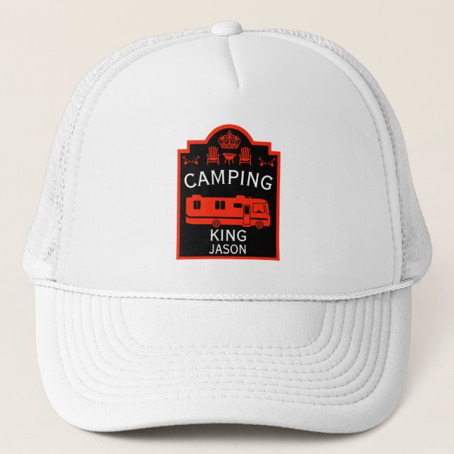Boné RV Camping King EUA (Frente)