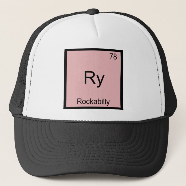Boné Ry - Camiseta de Rockabilly Engraçado com Símbolo  (Frente)