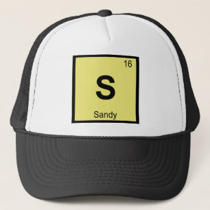 Boné S - Sandy Utah Química Símbolo da Tabela Periódica